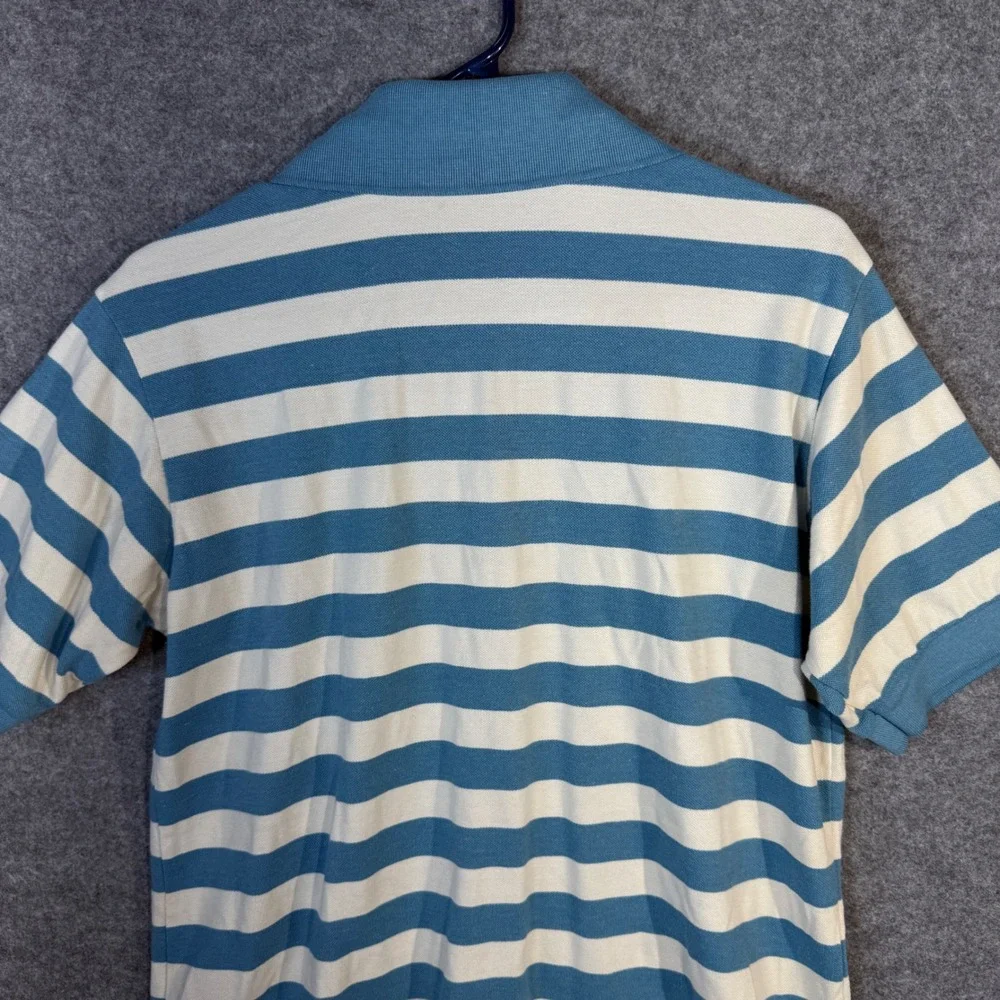 Polo Ralph Lauren Striped Short Sleeve Polo‎ Shirt Blue White XL